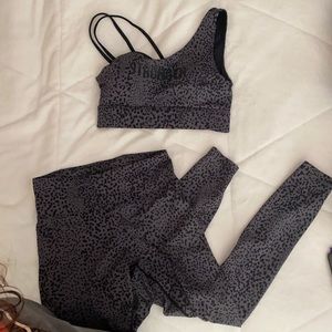 Stronger Cheetah Print Workout Set